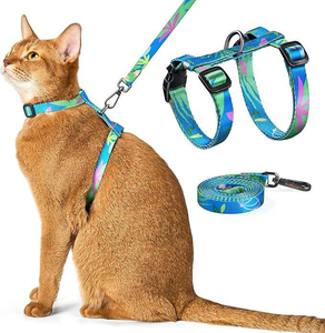 Arnés y Correa Ajustables Anti-Escape para Gatos, Arnés Suave y Ligero para Pasear y Viajar, para Gatos Pequeños, Medianos y Grandes - Product Image 1