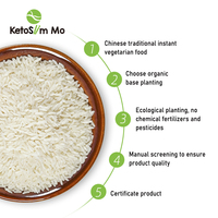 Keto-Friendly Instant Konjac Flour Rice Meal Substitute with Long Shelf Life Customized Ketoslim