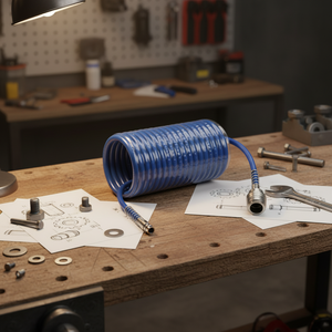 Nouveau Tuyau de Frein à <span class=keywords><strong>Air</strong></span> en Nylon Spiralé PA PU Personnalisé pour Système de Freinage de Remorque 4,5M 7000 Lbs Charge Utile Maximale - Product Image 1