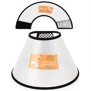 Pet koruyucu yumuşak temizle koni engel görüş uygun köpek ve kedi Pet ayarlanabilir hafif yaka - Product Image 5