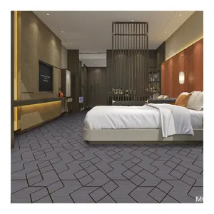 Hotel hallway cinema oriental think and soft flooring Wilton nylon printing machine made printed wall to wall carpet