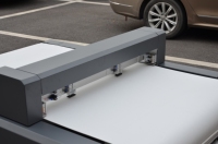 Cortadora DTF de Cama Plana con Alimentación Automática, Plotter de Corte de Cama Plana para Película PET, Cortadora DTF