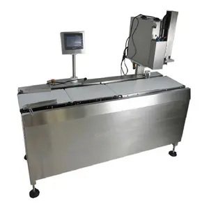 Industrial Real-Time Online Automatic Check Weigher and Labeling Machine Combo For Carton/Bottle/Can