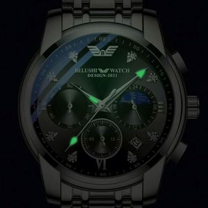 Montre Sport Digitale Lumineuse pour Femme 13ème Génération, Étanche 3 ATM, Mesure de Température, en Alliage Or Blanc et Acier Inoxydable - Product Image 5