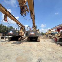 Foreuse rotative sur chenilles d'occasion XCMG XR220D de haute qualité pour le forage de pieux et les travaux de génie civil des ponts