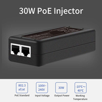 Adaptador Poe de 48-56V 30W para Router Inalámbrico Tp-link, Adaptador de Corriente Activo/Pasivo, Inyector Poe
