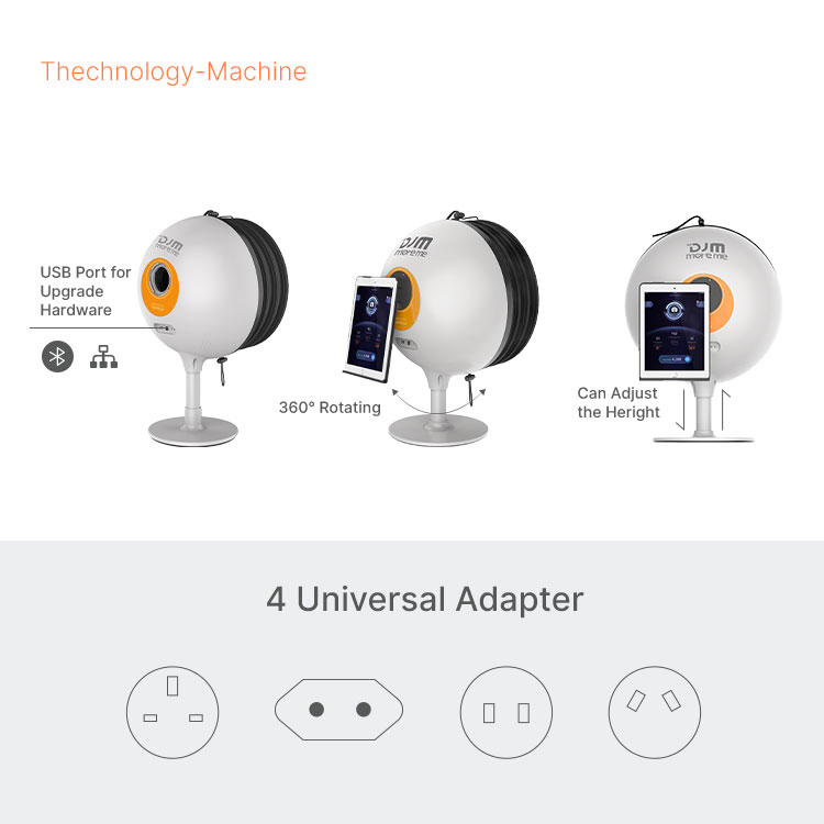 DJM 2022 Best Selling 3D Skin Analyzer Face Analysis Machine Skin Analysis