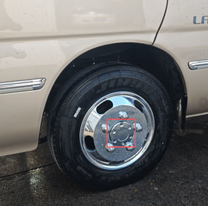 Tapas Antipolvo para Ruedas Delanteras (3 Agujeros) y Traseras (2 Agujeros), Repuestos Prácticos y Duraderos para Autobús Toyota Coaster - Product Image 3