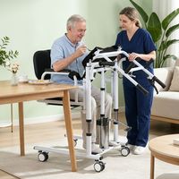 Chaise de transfert hydraulique multifonctionnelle pour patients alités et personnes âgées, portable, réglable, légère, capacité de 130 kg