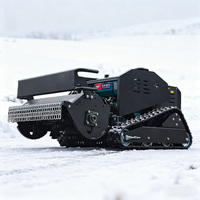 Mesin Pemotong Rumput Robot Nirkabel Profesional untuk Industri dan DIY, Desain Terbaru, Zero Turn Crawler, Pemotong Rumput Kebun