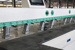 고정밀 단일 스핀들 레이저 측면 구멍 드릴링 머신 캐비닛 가구 톱이있는 자동 보링 머신 - Product Image 6