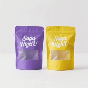 Hot Selling Custom Brand LDPE Plastic Bags Moisture Proof Resealable Chewing Gum Pet Food Milk Sugar Candy Gummy Packaging Stand - Product Image 6