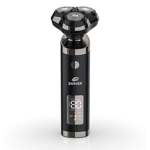 Maquinilla de afeitar eléctrica JinDing 4 en 1 <span class=keywords><strong>para</strong></span> hombres, afeitadora impermeable <span class=keywords><strong>para</strong></span> cara, <span class=keywords><strong>Barba</strong></span>, <span class=keywords><strong>bigote</strong></span>, afeitadora rotativa de viaje portátil - Product Image 4