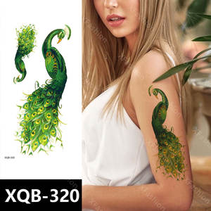 Pegatinas de <span class=keywords><strong>tatuaje</strong></span> temporal para piernas y brazos de León, belleza de acuarela, brazo grande, animales pequeños, pegatinas de <span class=keywords><strong>tatuaje</strong></span> para hombres y mujeres, para hombre y mujer - Product Image 2