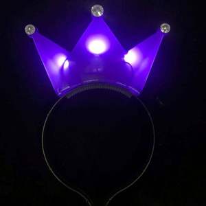 Diadema con Corona Luminosa LED con Logotipo Personalizado de Fábrica OEM - Accesorio Luminoso para Promociones, Eventos y Fiestas - Product Image 2