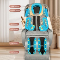 Canapé de massage électrique 3D Shiatsu à prix OEM, gravité zéro, luxe, piste SL, fauteuil de massage complet avec musique Bluetooth