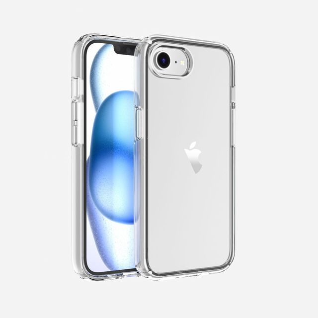 For iPhone 16E Clear Glitter Shockproof Mobile Phone Case Anti Yellow Case for iPhone 16 15 Pro Max for Samsung S25 Edge Ultra