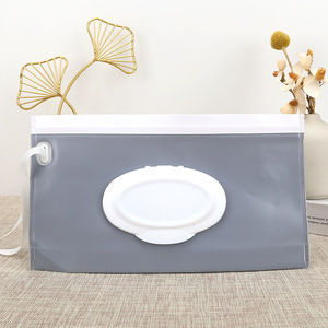 pochette de transport étui de transport porte-lingettes rechargeable pour bébé sac distributeur d'emballage de mouchoirs - Product Image 5