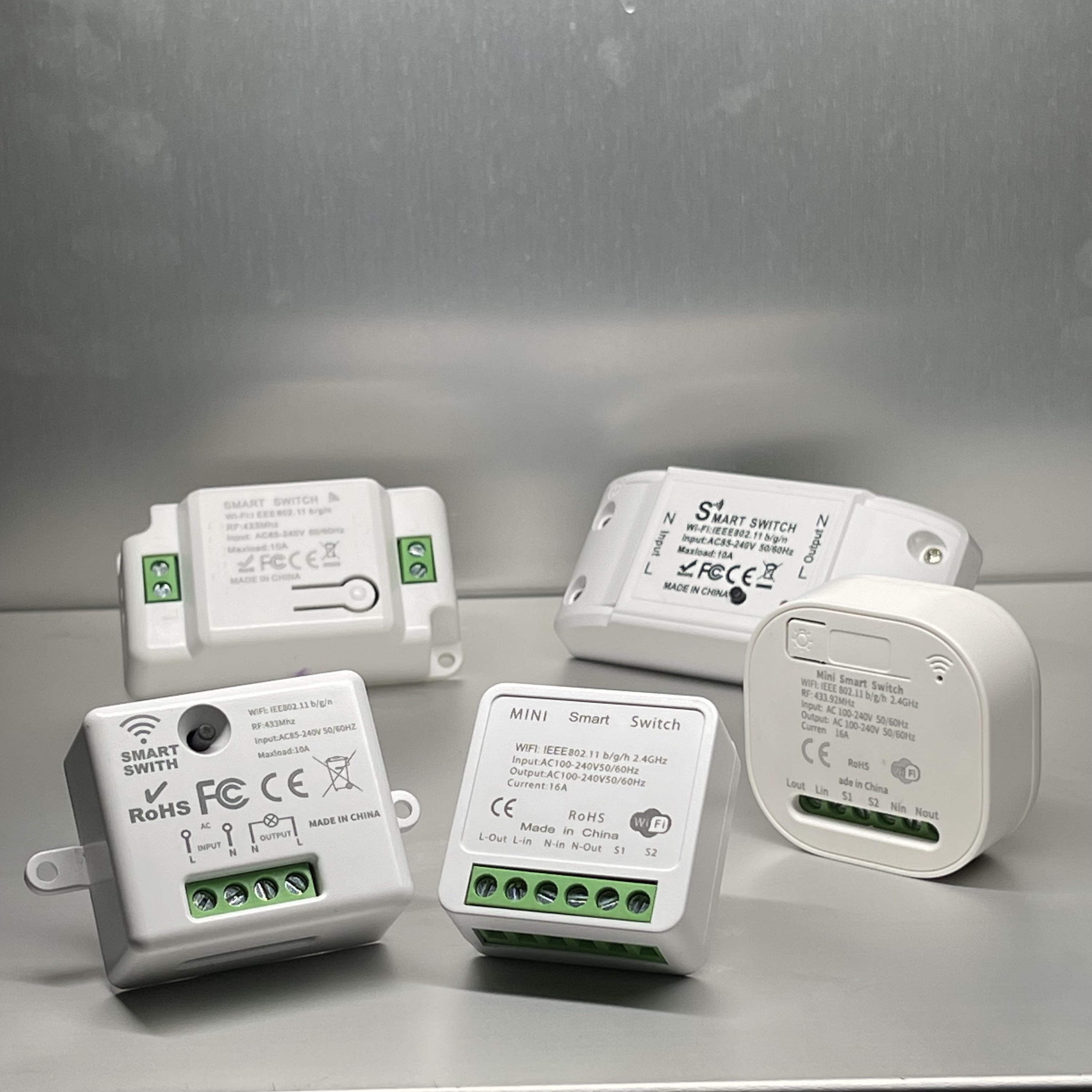 Tuya Mini DIY RF433 смарт WiFi рольставни жалюзи штора переключатель модуль для электродвигателя