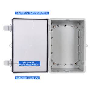 WSKG серии 290x190x140 мм корпус распределительная коробка ПВХ шарнир двери ПК прозрачная крышка - Product Image 4