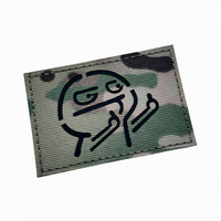 Patch camouflage personnalisé, logo sur mesure, patch découpé au laser, patch réfléchissant avec fixation auto-agrippante pour gilet tactique