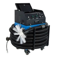 Aspirateur à conduit de ventilation KT-836 avec aspiration puissante et télécommande et caméra 1080P