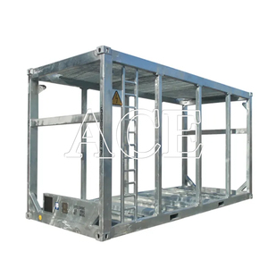 Dérapage de cadre de levage de conteneur offshore standard de 20 pieds DNV 2.7 galvanisé à chaud - Product Image 2