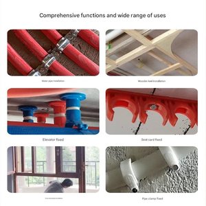 Pistola de Clavos Inalámbrica OEM DIY con Batería de Litio, Herramienta de Instalación de Canaletas de Acero Inoxidable, Grapadora Neumática con Motor Sin Escobillas 5.0AH - Product Image 4