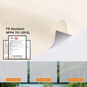 Harga Pabrik 1% <span class=keywords><strong>Opacity</strong></span> Glare Control Solar Fabric Shades Tirai Jendela Layar Matahari - Product Image 5