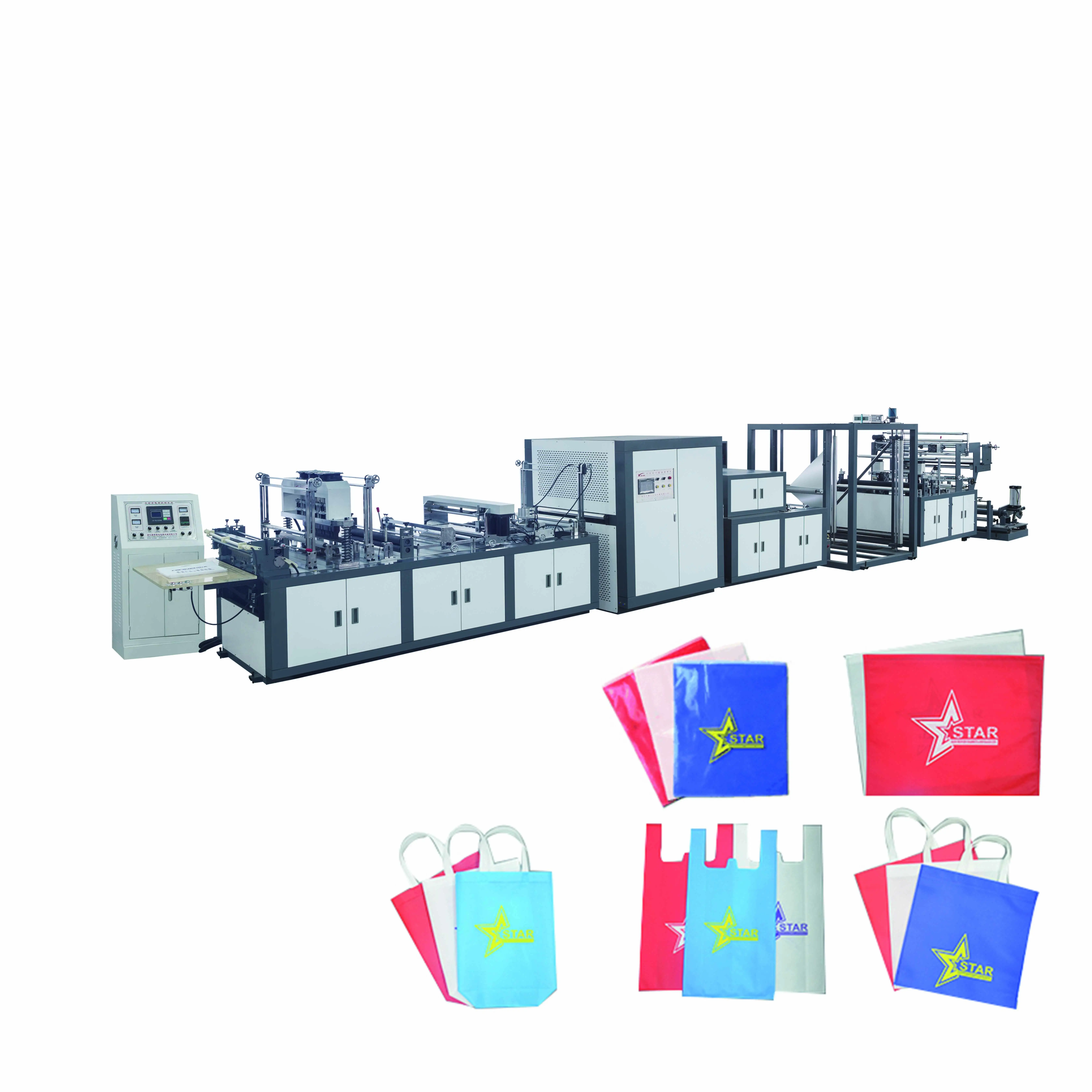 Vliesstoff-Taschenherstellungsmaschine vollautomatische Vliesstoff-Taschenherstellungsmaschine Einkaufstaschenherstellungsmaschine
