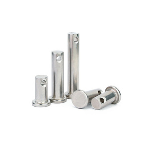 Goupilles en acier inoxydable Pinwo 304 à tête plate avec trou, type B, usage général, finition brillante, norme GB882 - Product Image 1