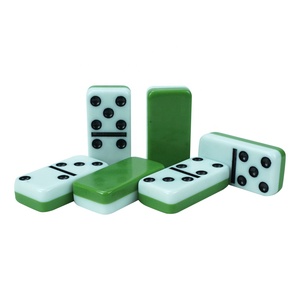 تصنيع مجموعة دومينو مخصصة من 28 قطعة بلونين، قطع دومينو مخصصة بلونين للألعاب الداخلية - Product Image 4