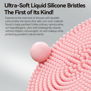 Nouvelle version améliorée Brosse nettoyante et chauffante électrique pour le visage Appareil de beauté Brosse exfoliante en silicone pour le nettoyage du visage - Product Image 4