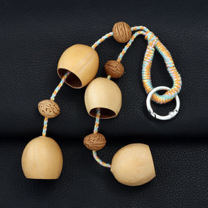 Adornos Colgantes Hechos a Mano, Campanas de Viento con Sonido, Paquete de Bolsitas de Semillas Naturales para Deseos, Decoración de Jardín, Colgante, Amuleto para <span class=keywords><strong>Coche</strong></span> - Product Image 2