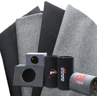 Tapis de boîte de haut-parleur auto-adhésif en polyester non tissé