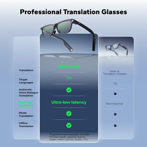 Lunettes intelligentes Inmo GO3 AI Translastion édition mondiale, traduction en temps réel du texte dans vos yeux, lunettes AR avec caméra, assistant <span class=keywords><strong>IA</strong></span> - Product Image 6