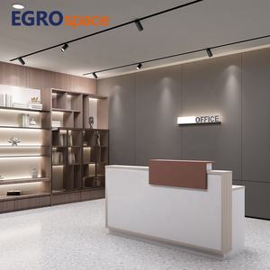 ERGOspace fabbrica all'ingrosso bianco Hotel contatore prezzo materiale moderno ufficio Reception - Product Image 6