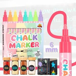 Marqueur à craie liquide personnalisable avec logo, <span class=keywords><strong>palette</strong></span> de couleurs macaron, 1mm 3mm 6mm 10mm 15mm, pour graffiti et art de gribouillage - Product Image 1