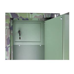 Whole <strong>Sale</strong> Military Color Lock Metal Customized <strong>Gun</strong> Safe <strong>Cabinet</strong> with Ammo Box - Product Image 6
