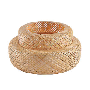 Lampe suspendue en rotin traditionnelle vietnamienne avec abat-jour pour la décoration de la maison, éclairage écologique pour le salon HLS2031 - Product Image 3