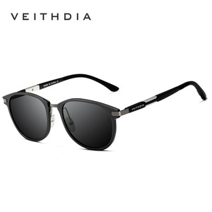 Veithdia Unisex Sunglasses Aluminum Magnesium <b>Frame</b> Polarized UV400 Lens Type 3 For Driving - Product Image 5