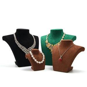 Velvet Necklace Window <b>Display</b> <b>Model</b> Elegant Pearl Necklace Jewelry Set Packaging Box - Product Image 4