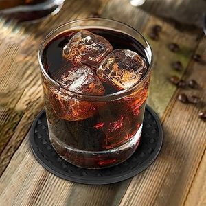 OEM&amp;ODM Hot Sale Customized Packaging Table Decoration Heat-Resisting <strong>Silicone</strong> Cup Mat <strong>Silicone</strong> <strong>Coasters</strong> With Holder - Product Image 5