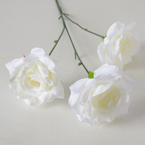 Flores Artificiales de Seda Realistas Blancas, Decoración de Techo para el Hogar, Bodas, Salones de Celebración, Rosas, Hortensias, Venta al por Mayor - Product Image 6