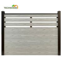 Hoog Australisch stijl buiten tuin trellis schutting paneel WPC milieuvriendelijk vinyl bekleed glad oppervlak 6 voet 3D modellering voor zwembad