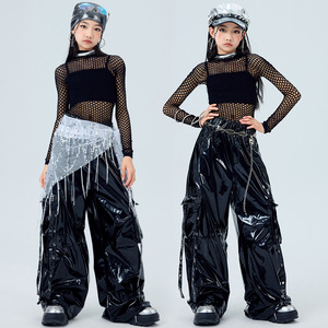 Conjunto de Baile Personalizado <span class=keywords><strong>para</strong></span> Niñas, Día del Niño, Traje de Jazz Hip Hop <span class=keywords><strong>para</strong></span> Actuación en Escenario, <span class=keywords><strong>Ropa</strong></span> Urbana Estilo K-<span class=keywords><strong>POP</strong></span> - Product Image 2