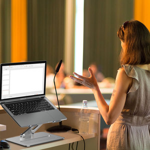 Ergonomic máy tính xách tay đứng cho bàn máy tính xách tay Riser máy tính xách tay phù hợp với tất cả Macbook, máy tính xách tay 10 15 inch, máy tính xách tay chủ bàn đứng - Product Image 3