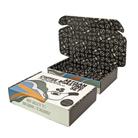 Boîtes d'emballage personnalisées écologiques et recyclables pour chaussettes, t-shirts, vêtements, chaussures, boîtes d'expédition, emballage en carton ondulé imprimé, fermeture magnétique personnalisée