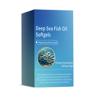 Capsule de gelée molle d'huile de poisson naturelle avec antioxydant vitamine E pour le soutien de la santé lipidique des adultes