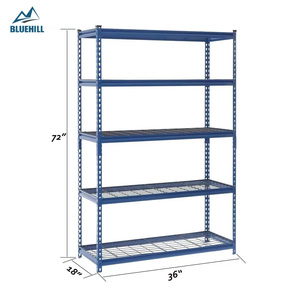 Rayonnage d'entrepôt Étagère réglable en métal sans bouchon Étagère de stockage de palettes Utilisation de rayonnages en métal Supports et étagères empilables - Product Image 2
